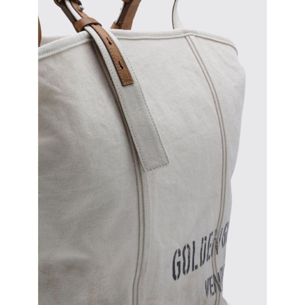 Golden Goose Tote Bag Woman Beige - Picture 3 of 3